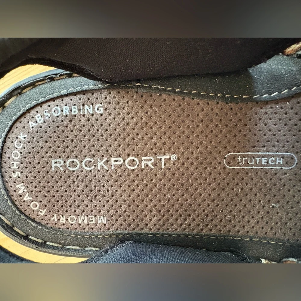 Rockport MEN'S DARWYN FISHERMAN SLINGBACK SANDAL Men's Brown Sandals Size 7.5